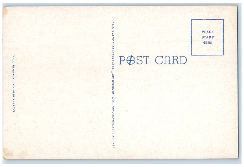 c1940's University Of Connecticut Community House Storrs Connecticut CT Postcard