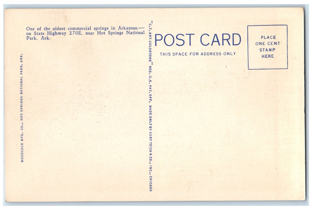 c1940 View Of Potash Sulphur Springs horse Back Riding Hot Springs AR Postcard