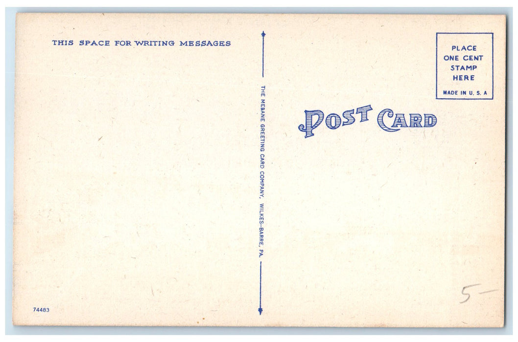c1940's Airport Runway Radar Tower Allentown Bethlehem Pennsylvania PA Postcard