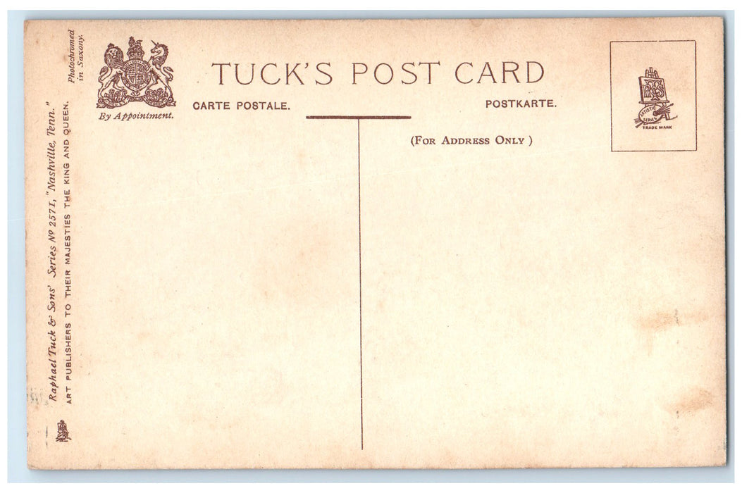 c1910 National Cemetery Horse Buggy Dirt Road Nashville Tennessee TN Postcard