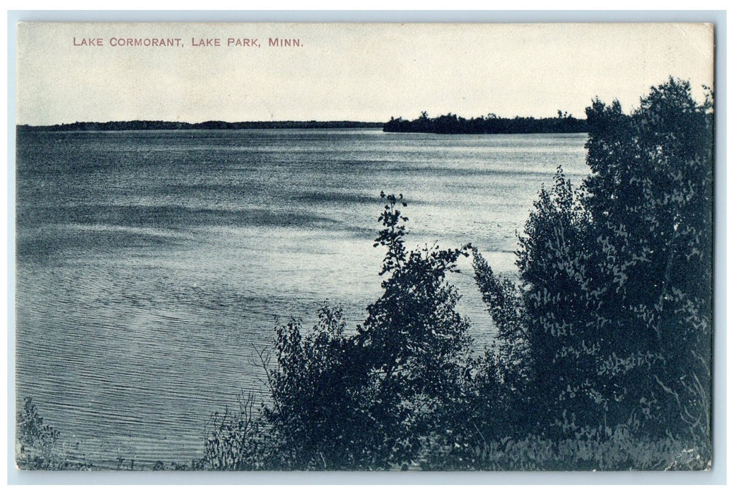 1910 Lake Cormorant Groves Mountain Lake Park Minnesota MN Posted Postcard