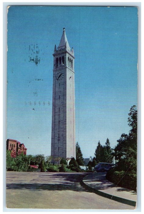 1947 The Campanile University Of California Berkeley CA Union Oil Ad Postcard