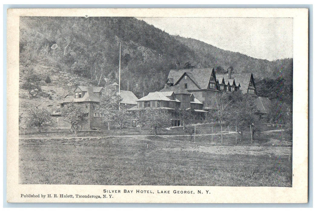 c1905's Silver Bay Hotel Exterior Lake George New York NY Unposted Postcard