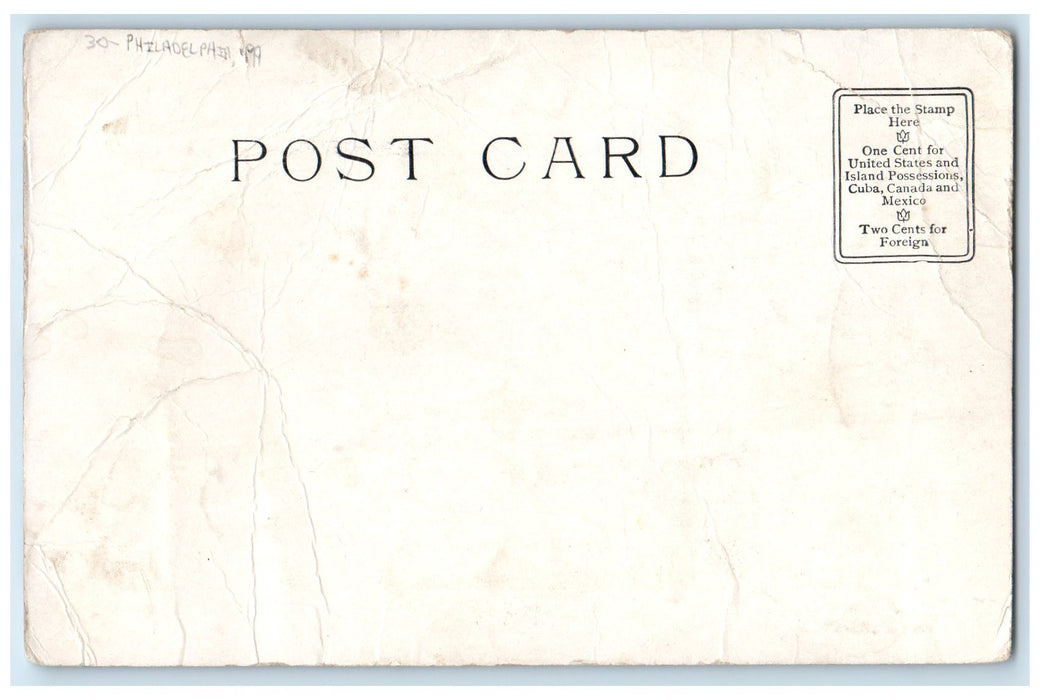 c1910's The First Building Of Wannamaker Philadelphia Pennsylvania PA Postcard
