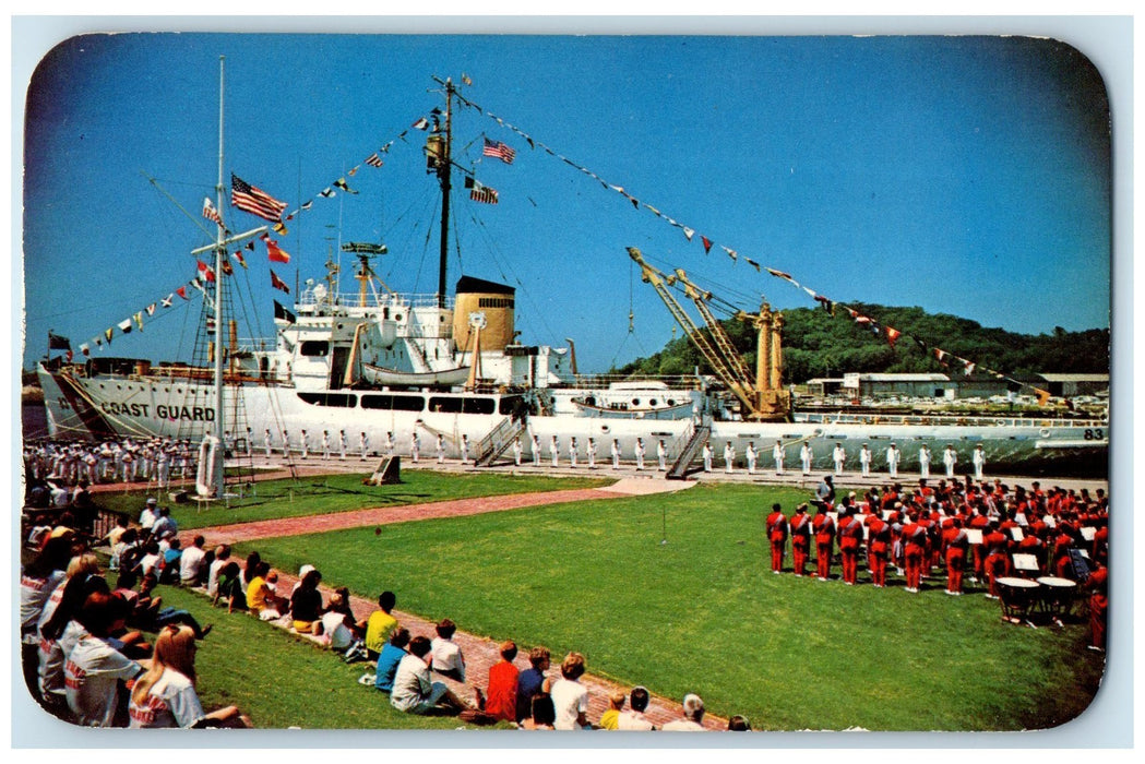 c1960s Coast Guard City Festival West Michigan Port View Grand Haven MI Postcard