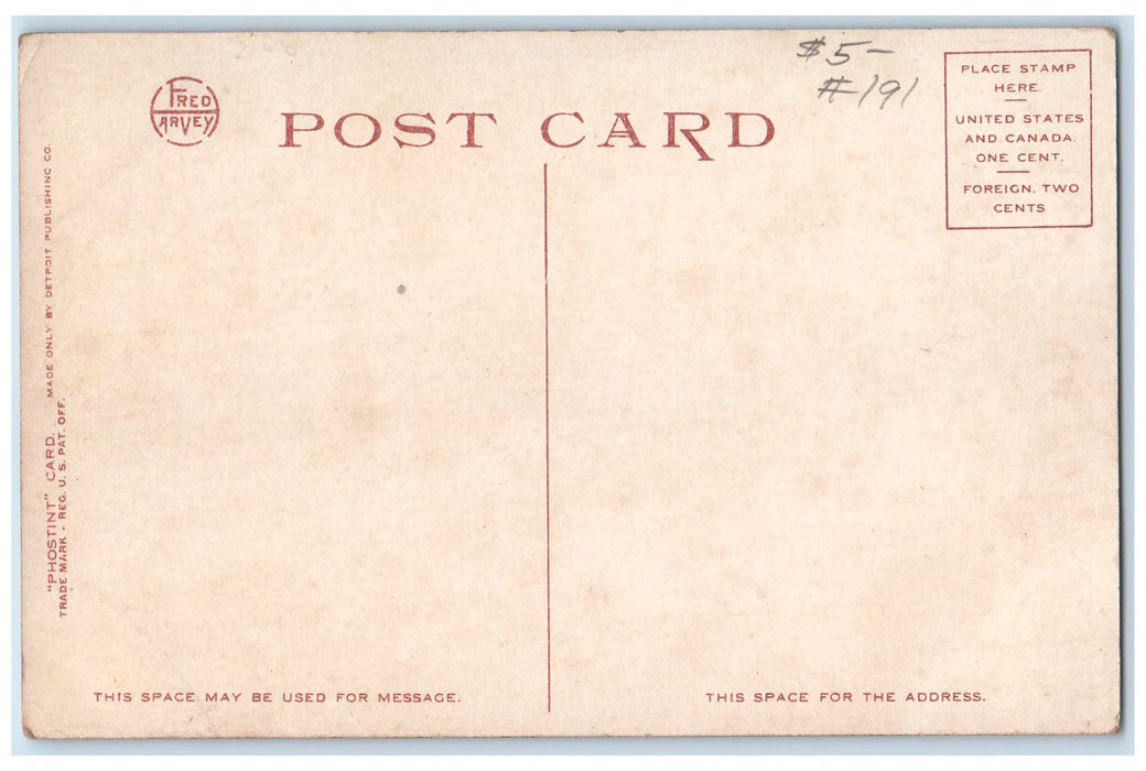 c1920's Str. San Pablo Santa Fe Ferry Between Richmond San Francisco CA Postcard
