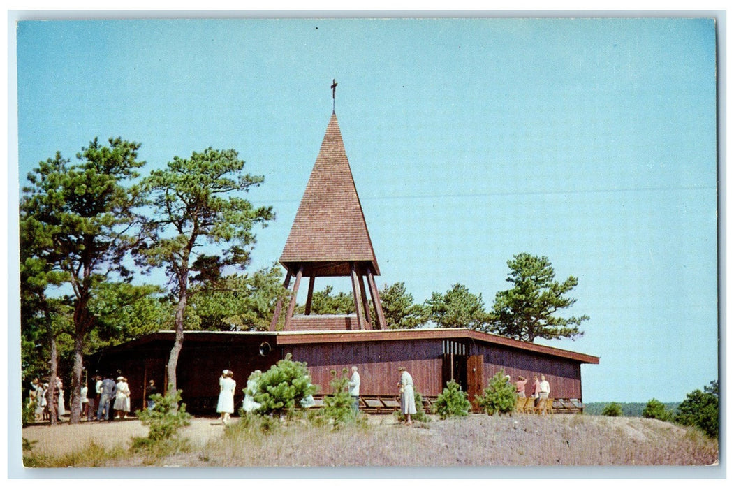 c1960s Chapel Of St. James The Fisherman Exterior Cape Cod  MA Unposted Postcard