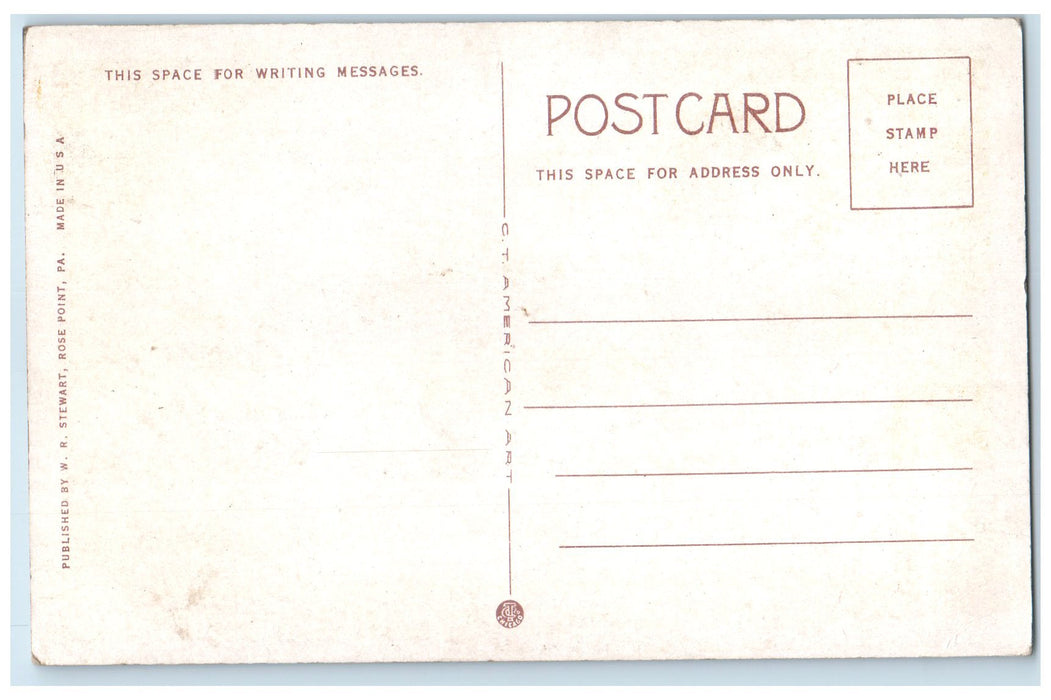 c1940's Kennedy's Mill Slippery Rock Creek Rose Point Pennsylvania PA Postcard