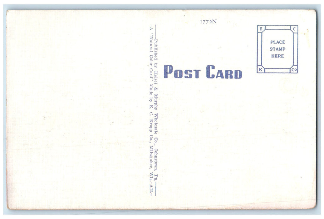 c1940's Joseph John's High School Exterior Johnstown Pennsylvania PA Postcard