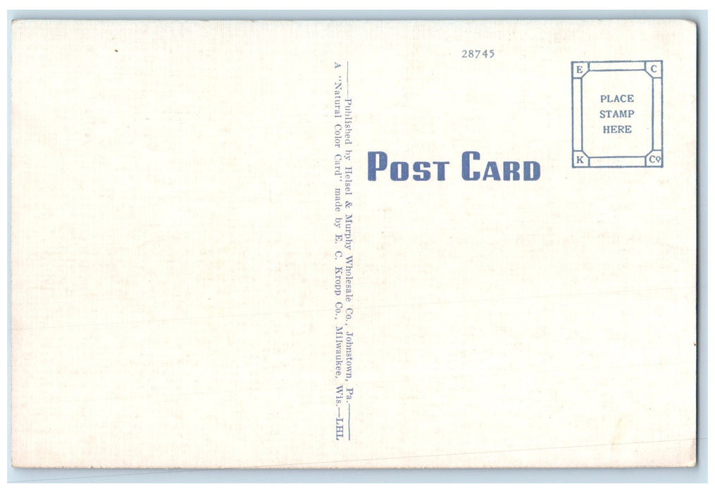 c1940's Cochran Junior High School Exterior Johnstown Pennsylvania PA Postcard