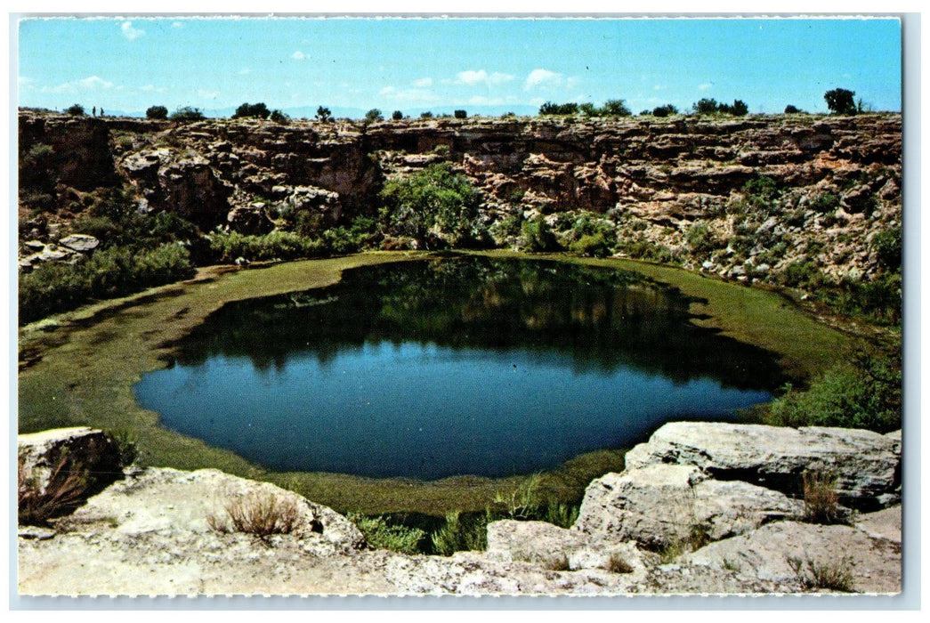 c1950's Montezuma Well Castle National Monument Camp Verde Arizona AZ Postcard