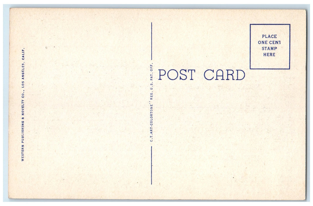 c1940s Residence Of Fanny Brice Baby Snooks Bel Air California CA Trees Postcard