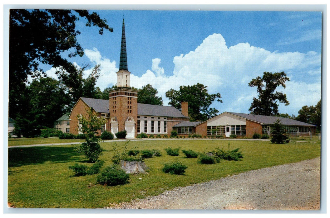 c1960's Brevard Davidson River Presbyterian Church Brevard NC Unposted Postcard