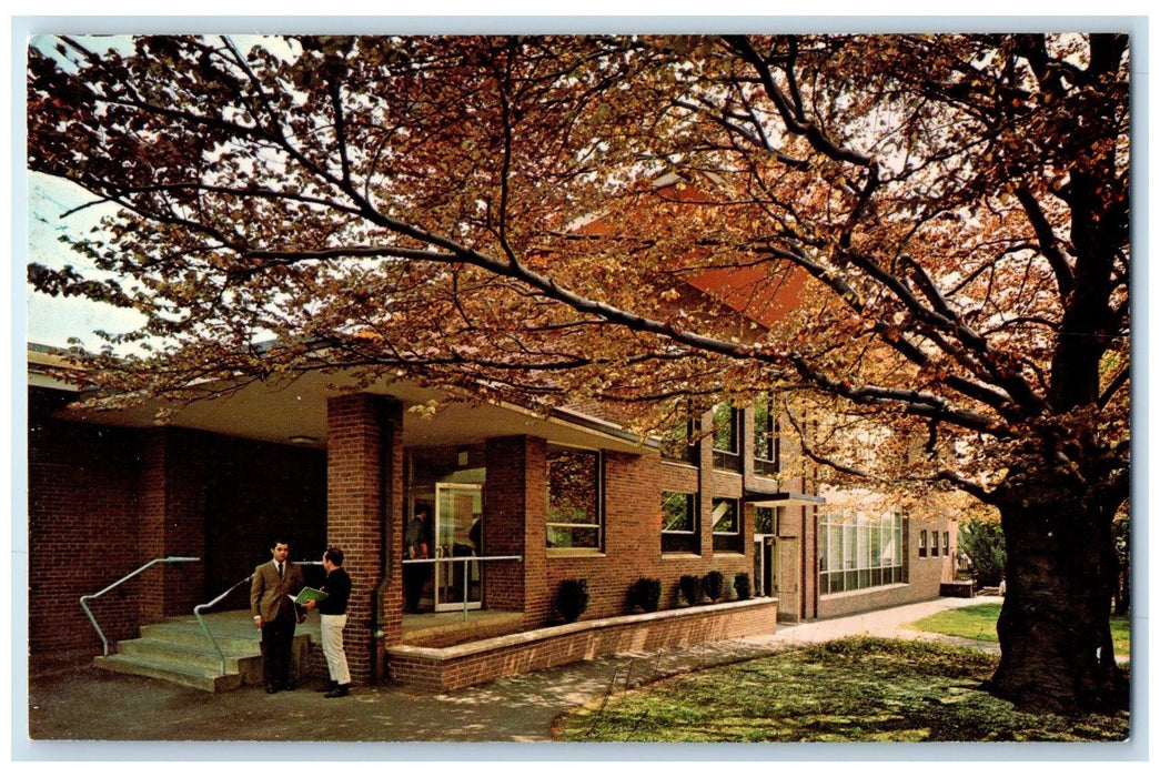 c1950 Student Union Rutherford Campus Fairleigh Dickinson University NJ Postcard