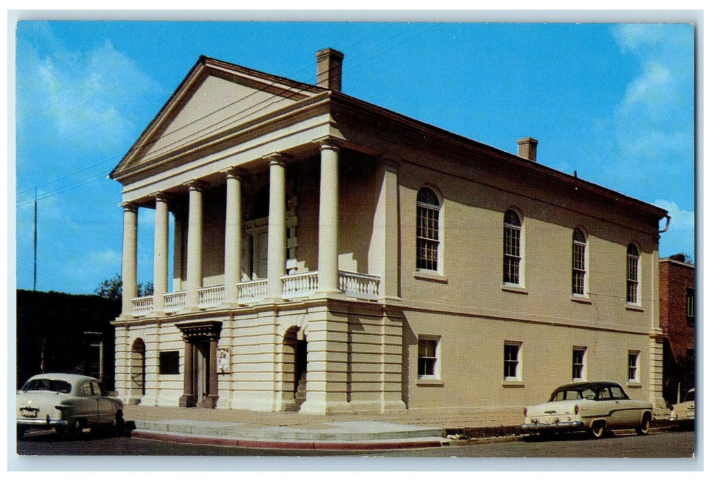 c1950's Georgetown County Court House Cars Georgetown South Carolina SC Postcard