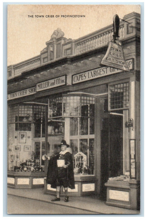 c1940's Peter Hunt Lane Provincetown Cape Cod Massachusetts MA Unposted Postcard