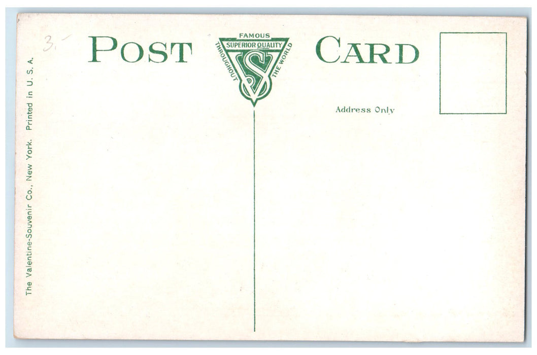 c1950's The Elk's Home Building Dirt Road New London Connecticut Ct Postcard
