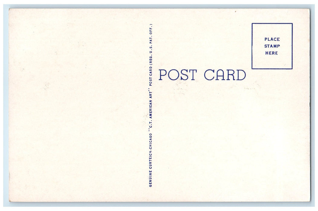 c1940's Entrance To Georgia Military College Campus Milledgeville GA Postcard
