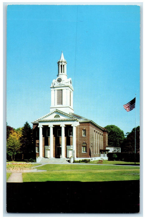 c1960's Daniel D. Tompkins Memorial Chapel Exterior Utica New York NY Postcard