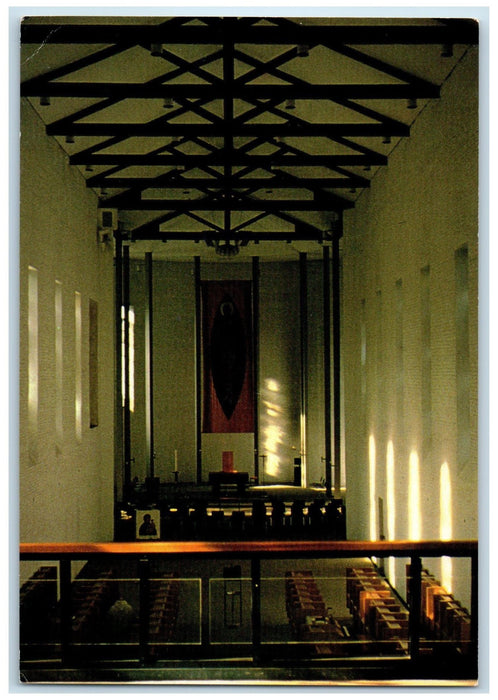 c1950's Gethsemani Abbey Church Interior Holy Land Trappist Kentucky KY Postcard