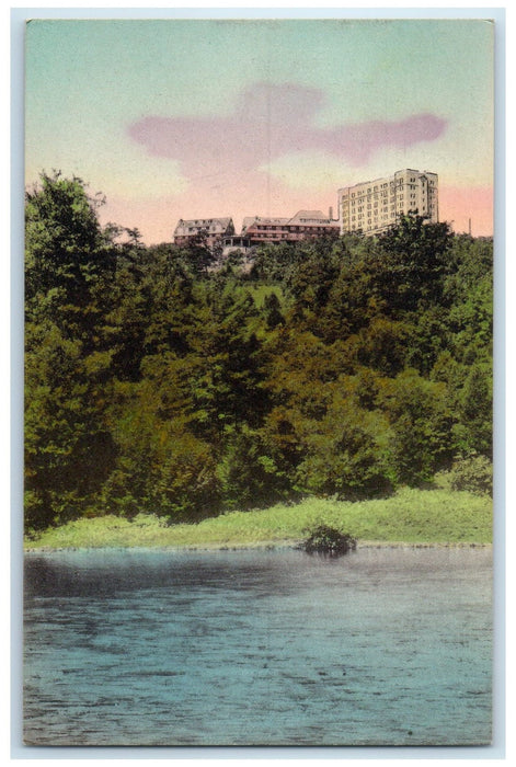 1949 Pocono Manor Inn Exterior Pocono Mano Pennsylvania PA Unposted Postcard