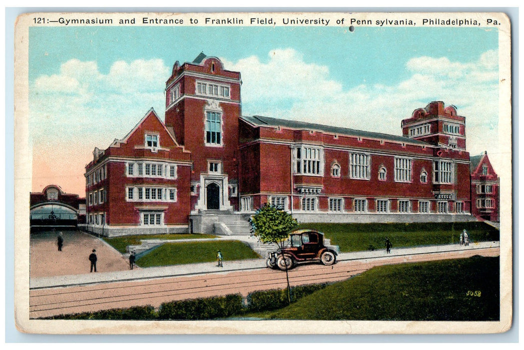 c1920's Gynasium & Entrance Franklin Field University Of PA Philadelphia PA Post