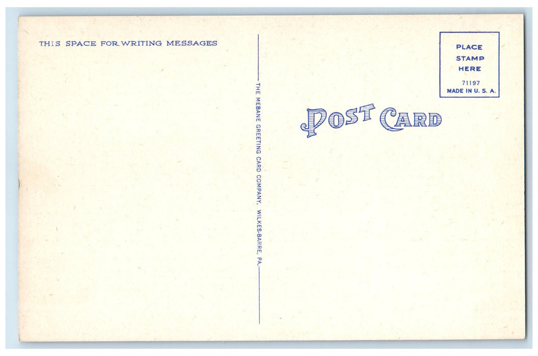 c1940's Williamsport Hospital Building Williamsport Pennsylvania PA Postcard