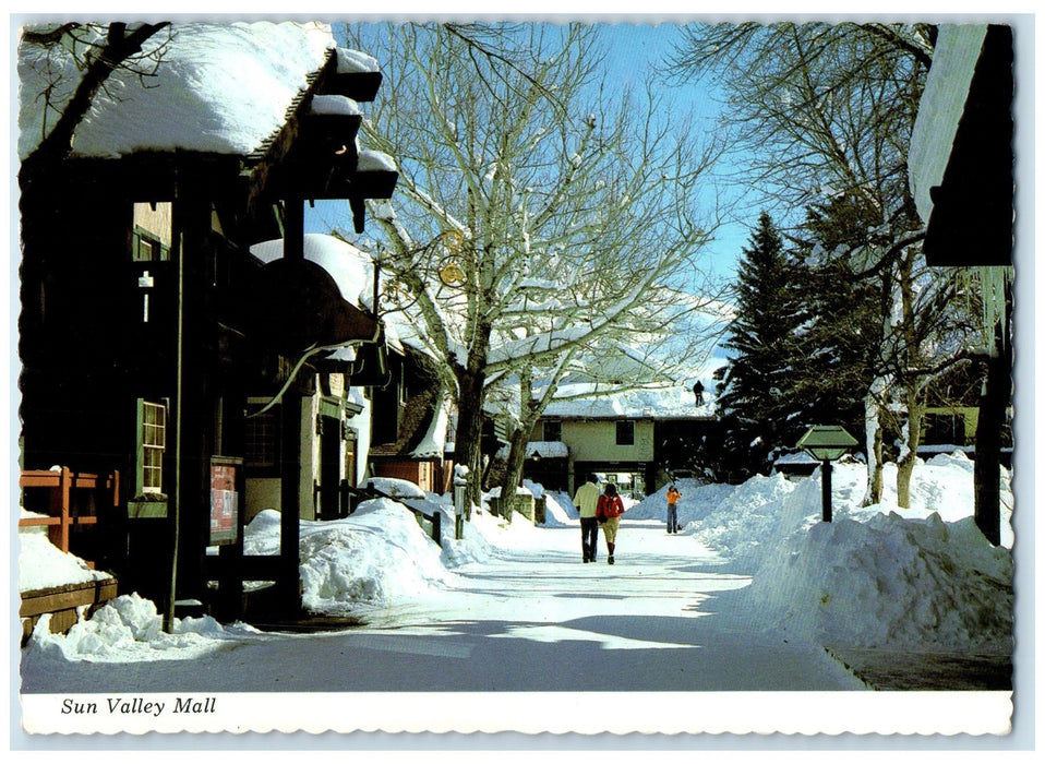 1981 Sun Valley Shopping Mall Idaho's World Famous Ski Resort Idaho ID Postcard