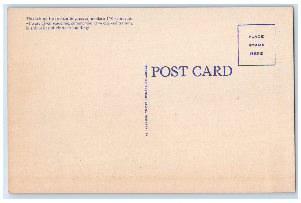 c1940 Hershey Industrial Junior Senior High School & Hotel Hershey PA Postcard