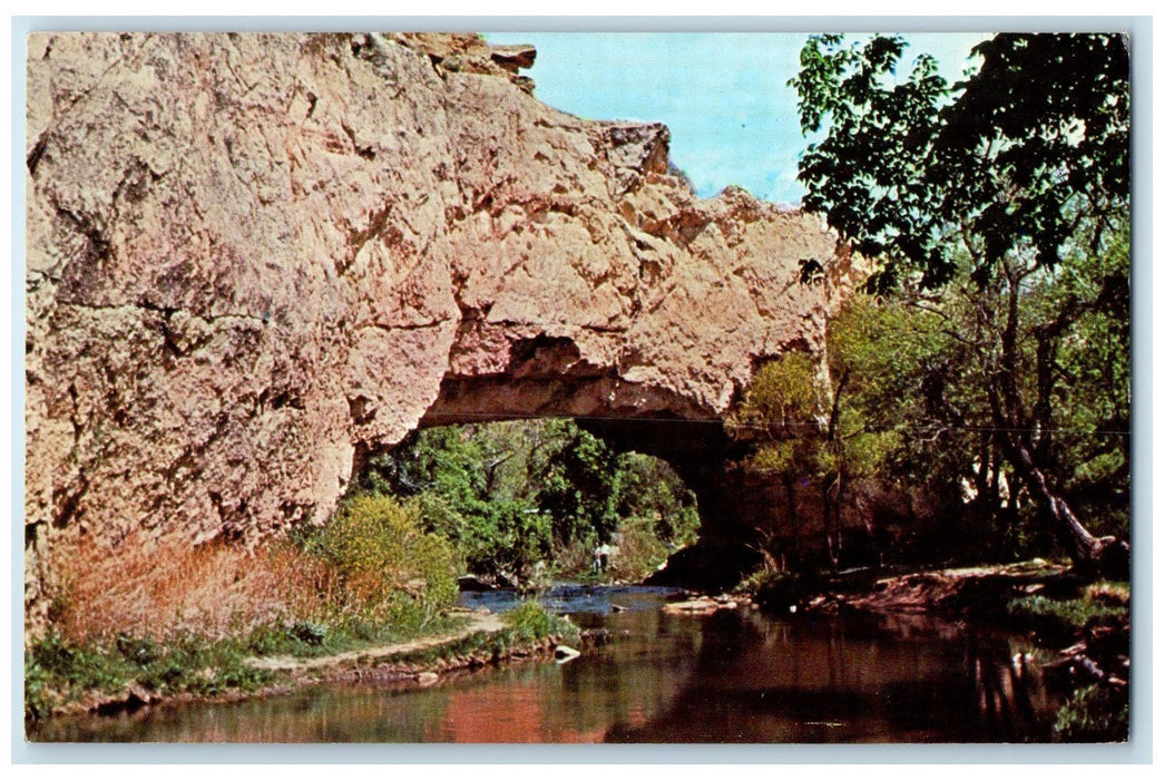 c1960's The Natural Bridge Albany County Wyoming WY Unposted Vintage Postcard