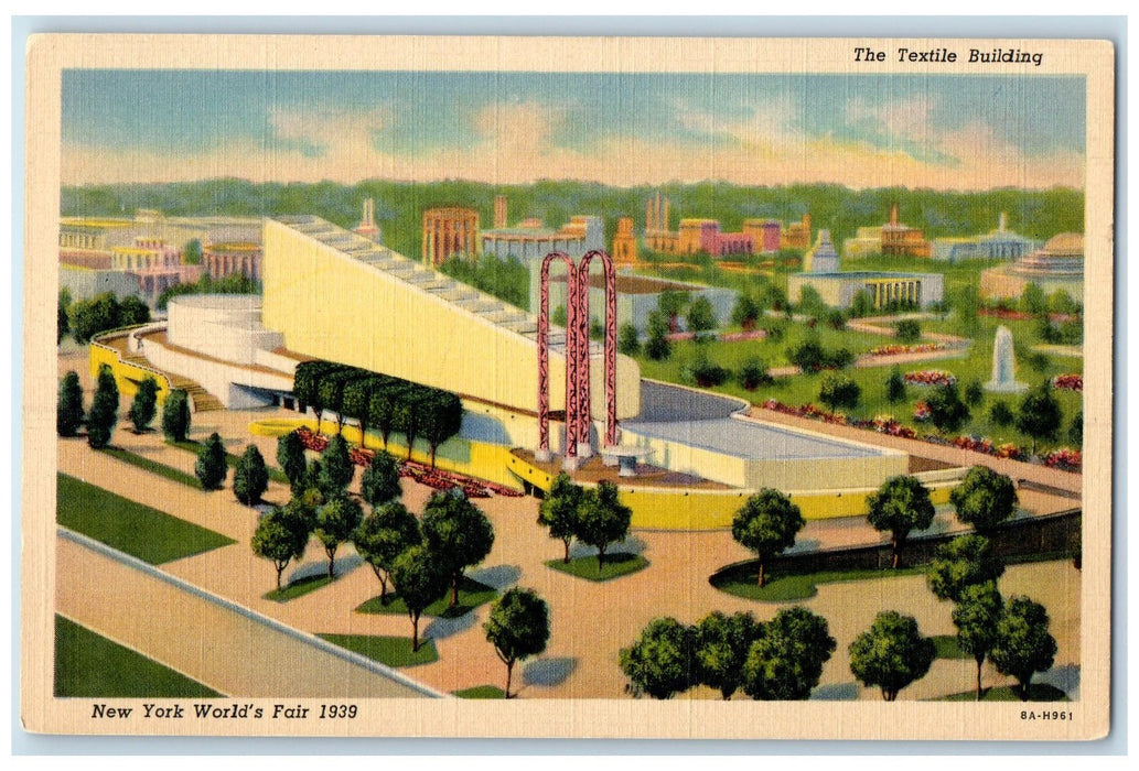 c1940s The Textile Building New York World's Fair 1939 New York City NY Postcard