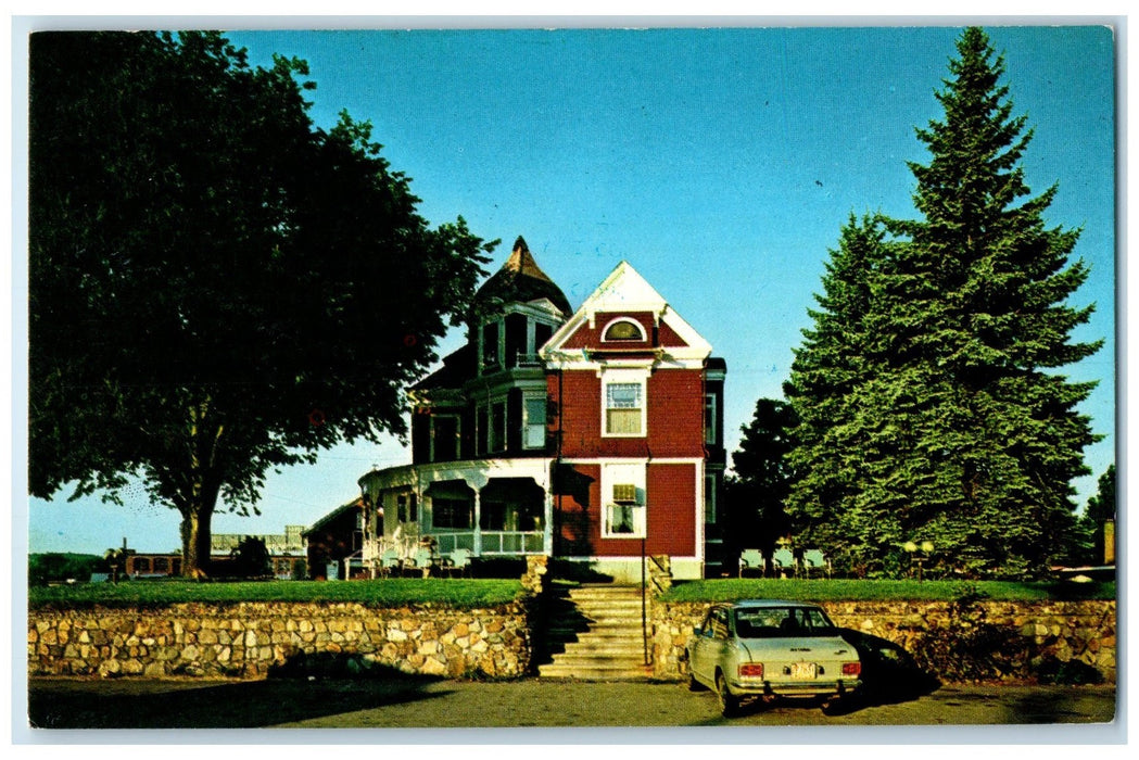 c1950's Winfield House Restaurant Classic Car Quincy Massachusetts MA Postcard