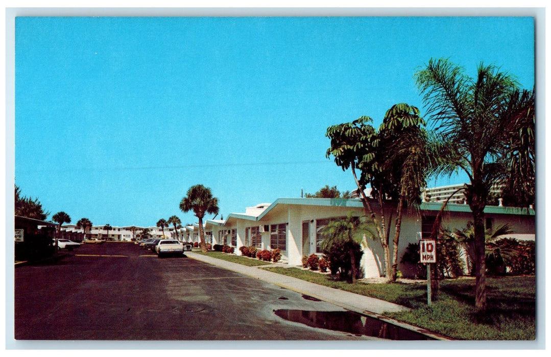 c1960's Siesta Royale Apartments Exterior Sarasota Florida FL Unposted Postcard