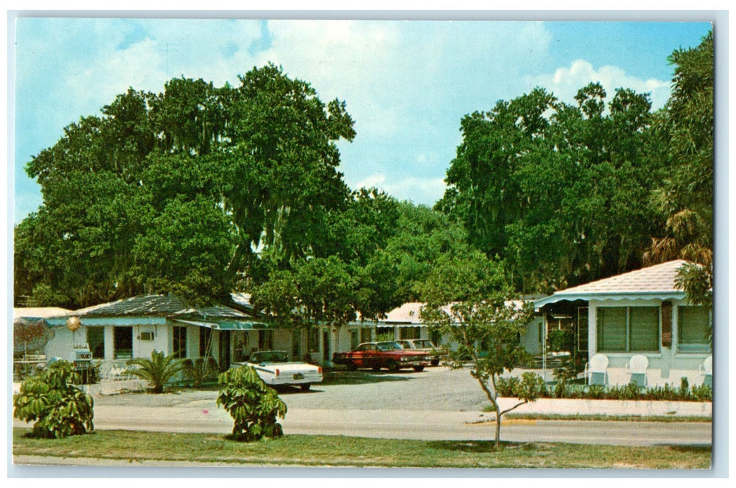 c1960's Tami Trail Motel Exterior Roadside Sarasota Florida FL Unposted Postcard