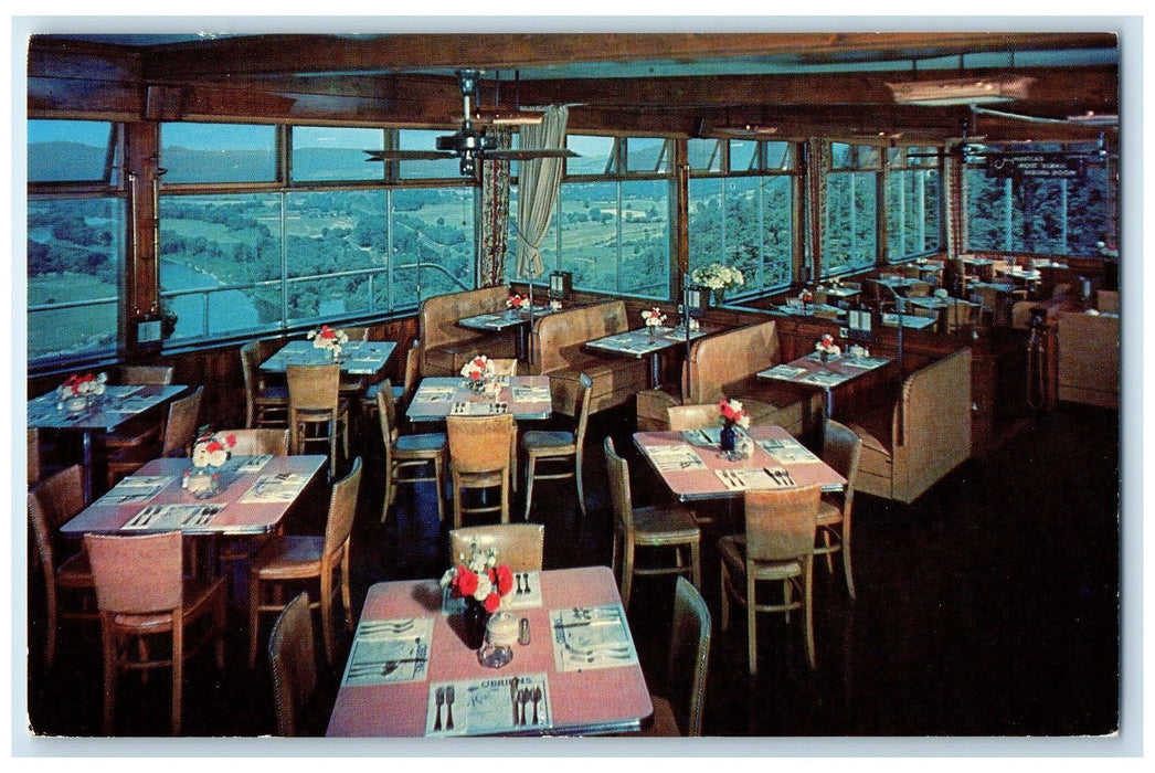 c1960's O'Briens Most Scenic Dining Room Waverly New York NY Unposted Postcard