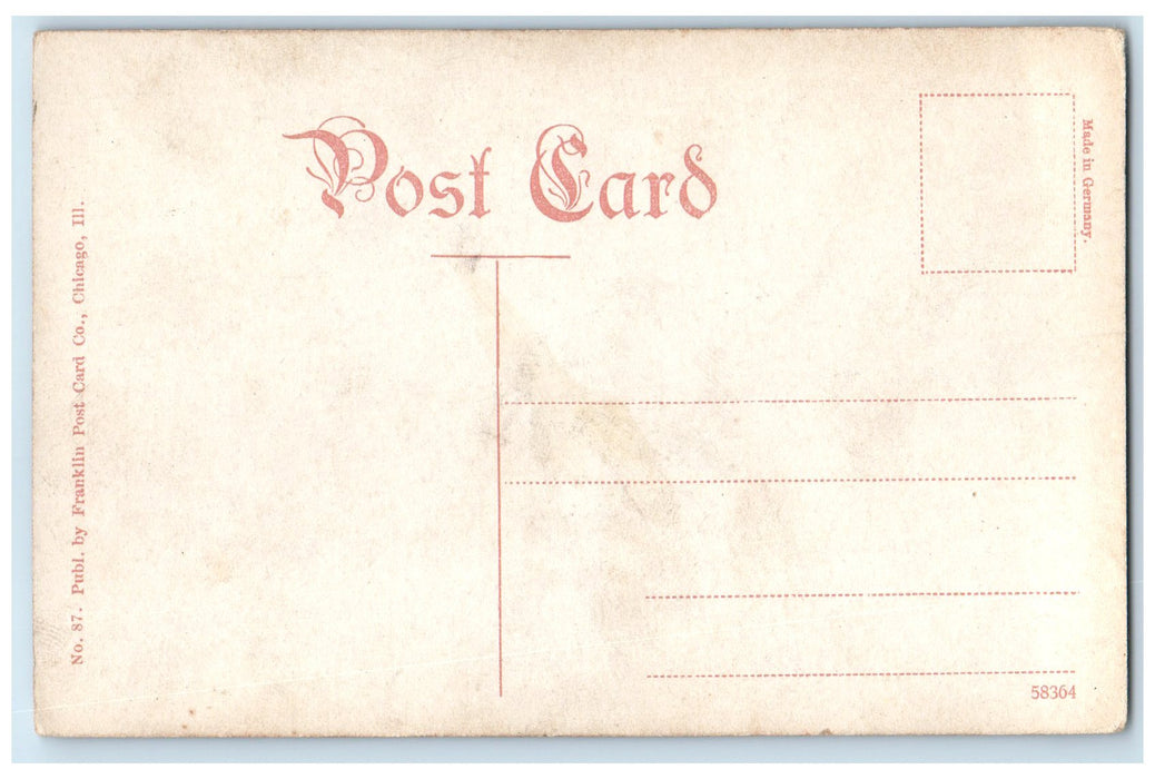 c1910 Garfield Park Washington Boulevard Carriage Chicago Illinois IL Postcard