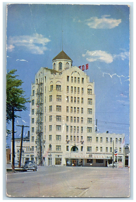 c1950 Hotel Baker Finest In Oregon Restaurant Building Baker Oregon OR Postcard