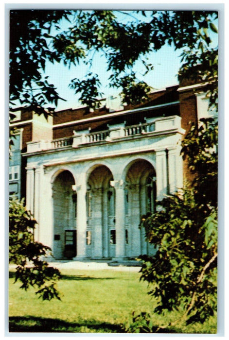 c1950's Emporia State University Beach Music Hall Emporia Kansas KS Postcard