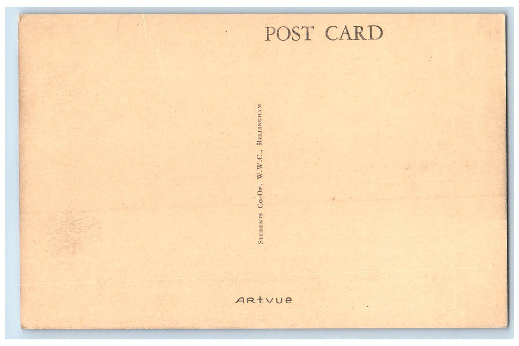 c1910 Edens Hall Main Building Western Washington College Bellingham WA Postcard