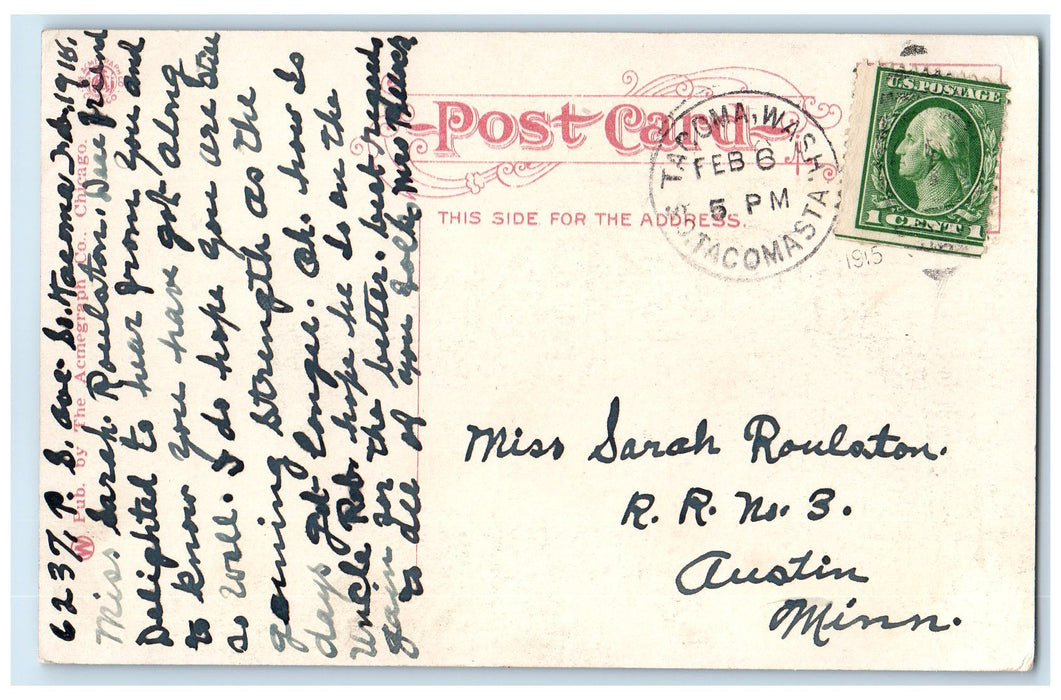 c1950's The Falls Hotel & Restaurant Multiview New Berry Michigan MI Postcard