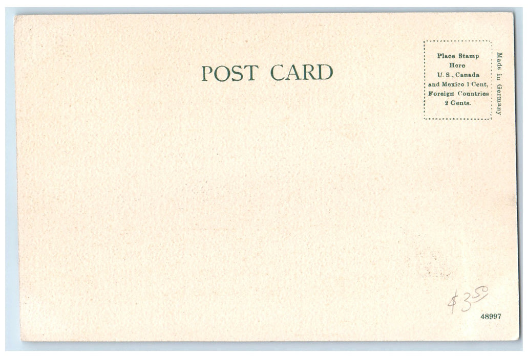 c1905's Chicago Steamship Holland G & M Line Chicago IL Unposted Flags Postcard