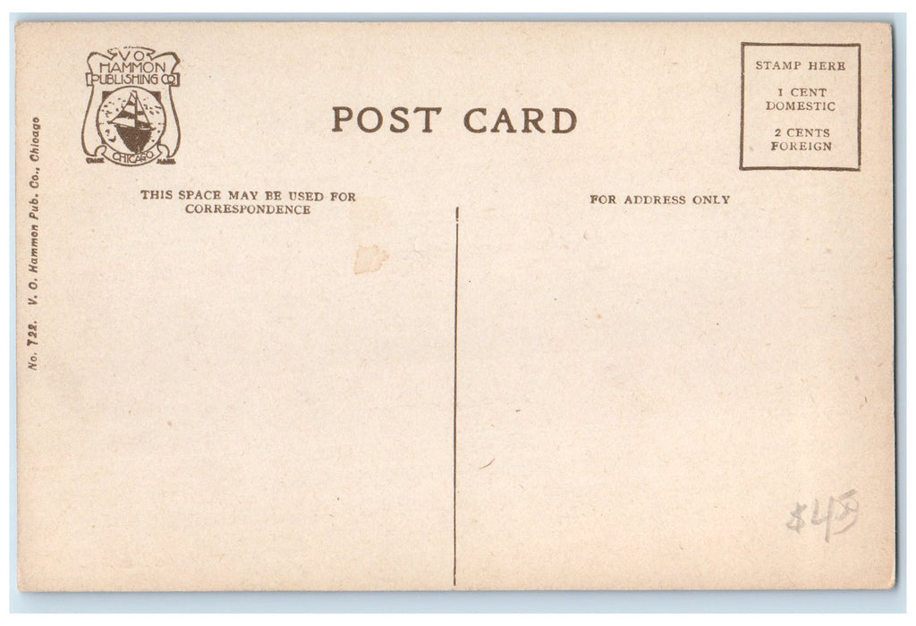c1910s Steamship City Of Benton Harbor St. Joseph & Chicago IL Unposted Postcard