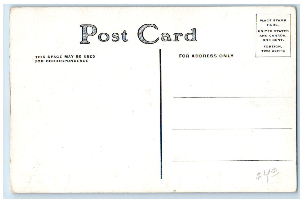 c1910's Packet Steamer Helen Blair Davenport And Burlington Iowa IA Postcard