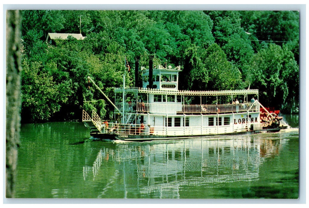 c1960's The Lorena Ohio's New Sternwheeler Zanesville Ohio OH Unposted Postcard