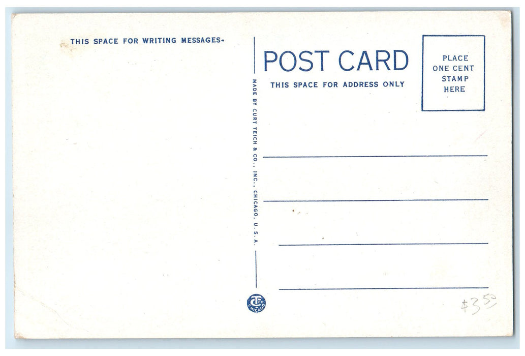 c1940's The Thomas D. Murphy Calendar Factory Exterior Red Oak Iowa IA Postcard