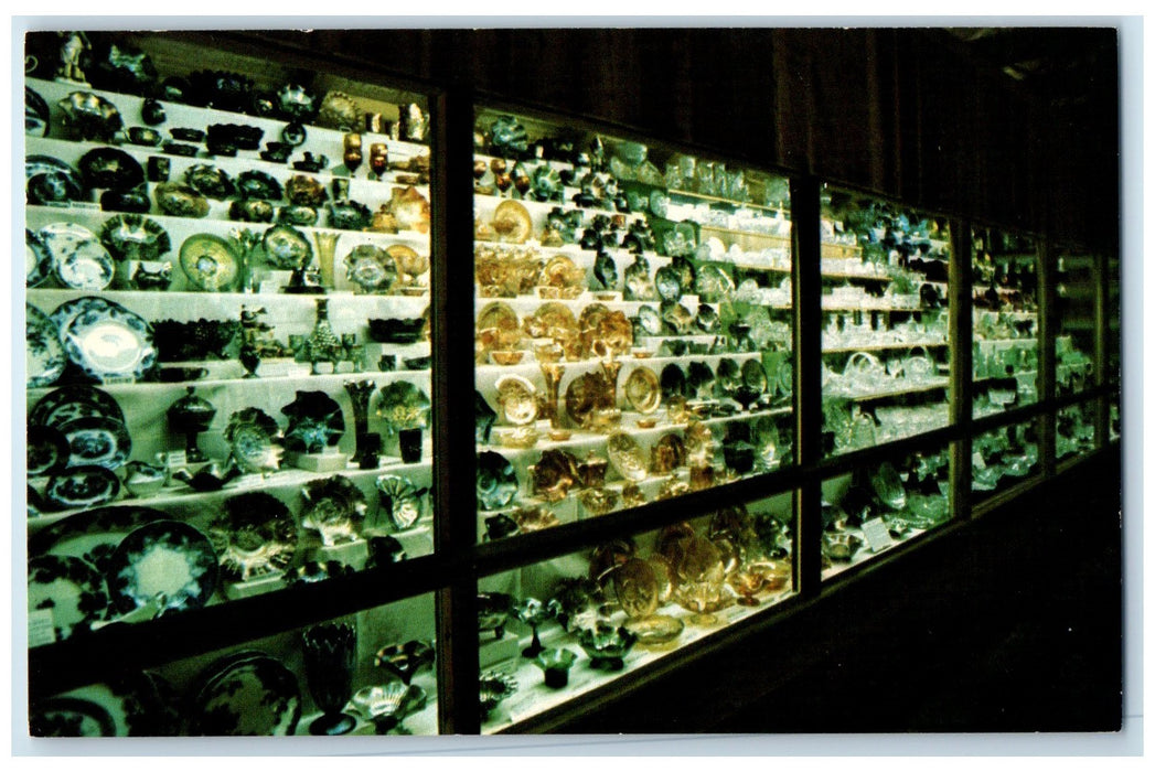 c1950 Doll Glass House 19th 20th Century Harber Village Grove Oklahoma Postcard