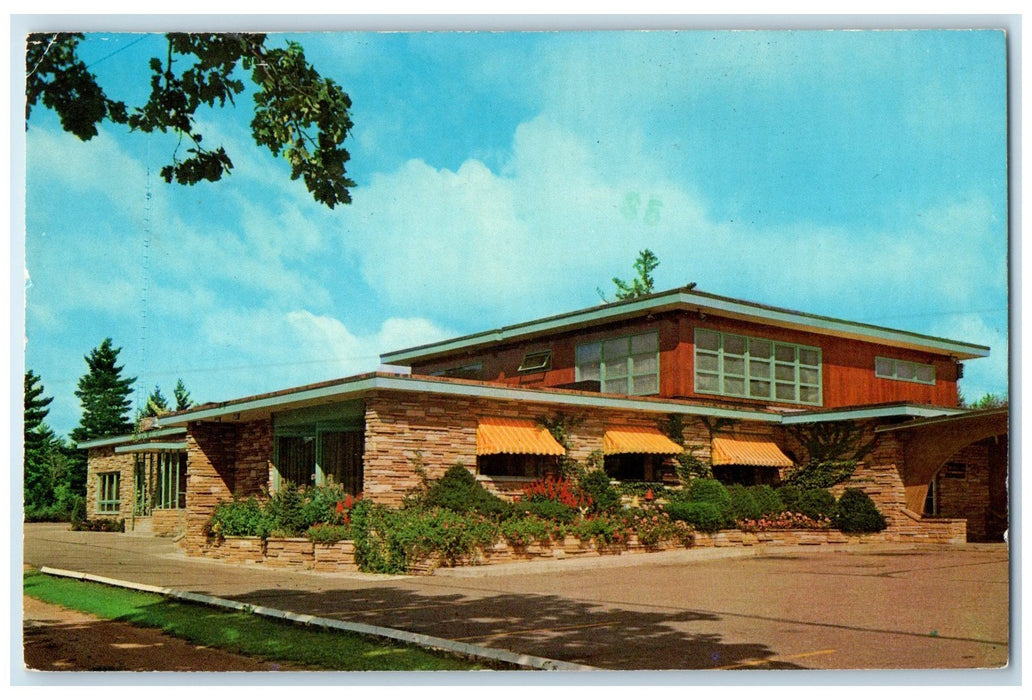 1977 Wibern's Restaurant And Cocktail Lounge Scene Wisconsin Rapids WI Postcard