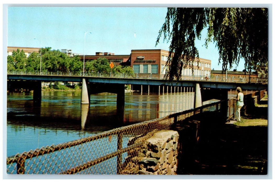 c1960's The Scenic View Is Downtown Scene Wisconsin Rapids Wisconsin WI Postcard