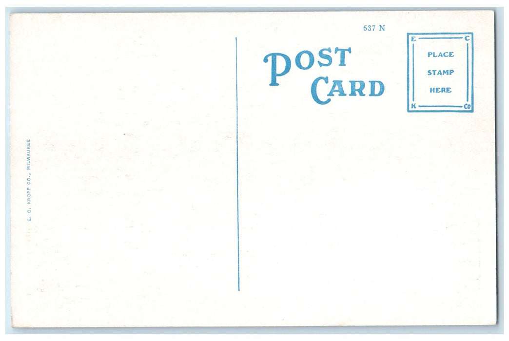 c1920's Post Office Exterior Roadside Cleveland Tennessee TN Unposted Postcard