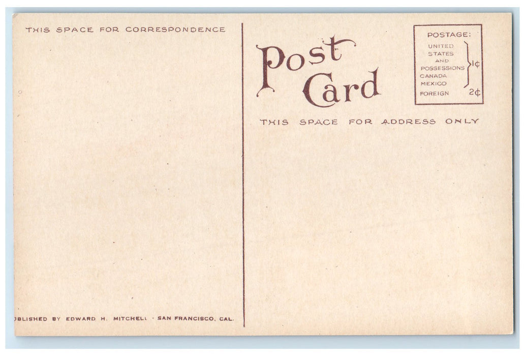 c1950's Mastick School Campus Building  Dirt Road Alameda California Postcard